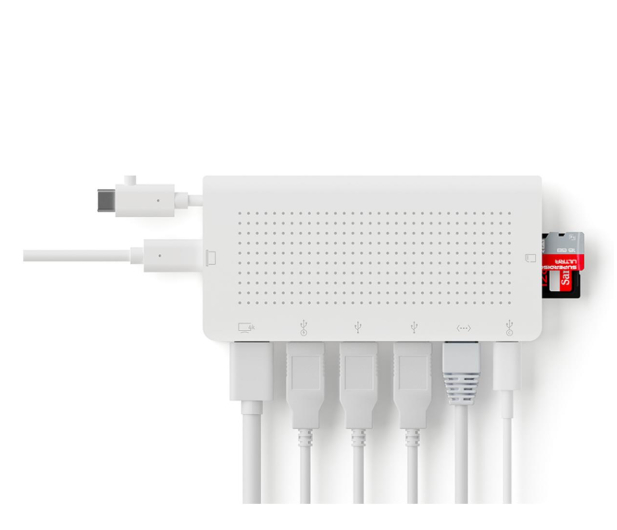Twelve South Stay Go USB-C-USB 3.0, 4K, RJ-45, microSD, 85W biały - 1221072 - zdjęcie 3